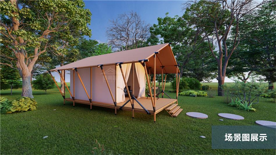 四季皆宜的户外宫殿｜恒温系统+手工羊毛地毯，定义城固县奢华多边形帐篷新标准